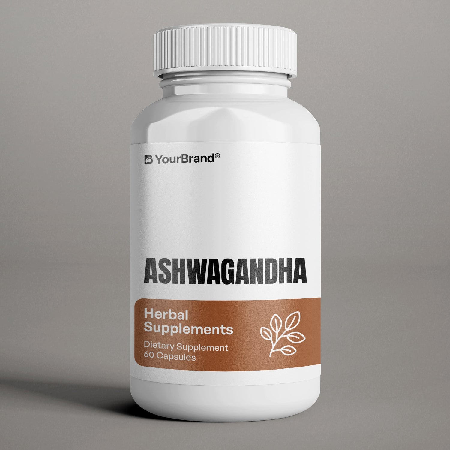 Private Label Ashwagandha Supplement for stress relief, energy