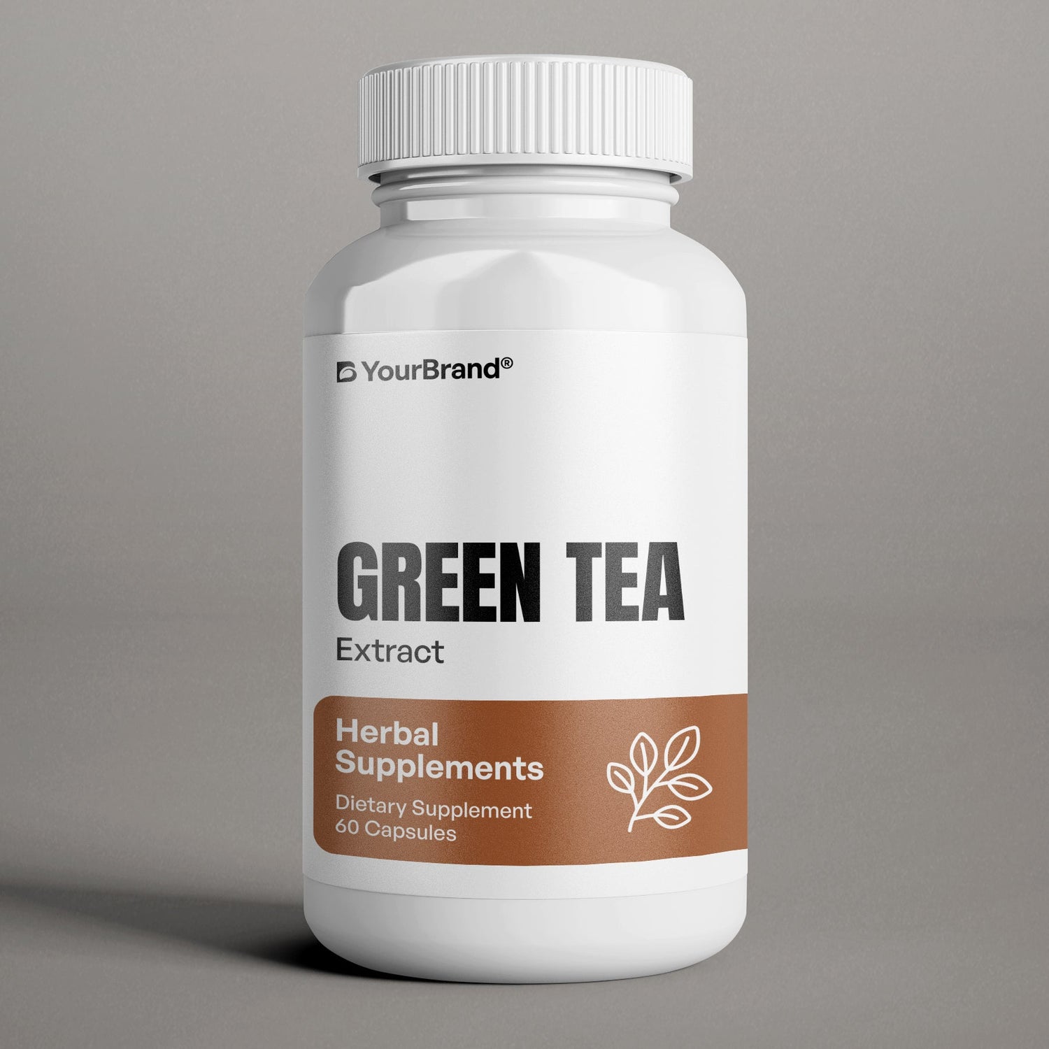 Green Tea Extract Supplement with antioxidants for metabolism and weight support.